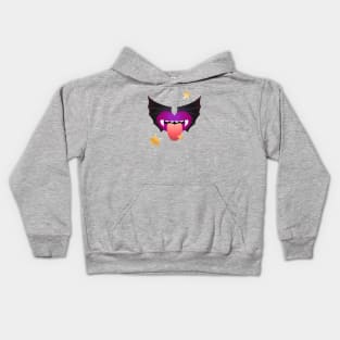 Vampire Kisses the Night - PURPLE Kids Hoodie